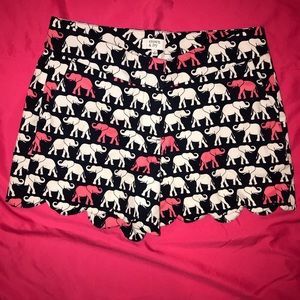 Crown & Ivy Elephant Printed Shorts Women’s